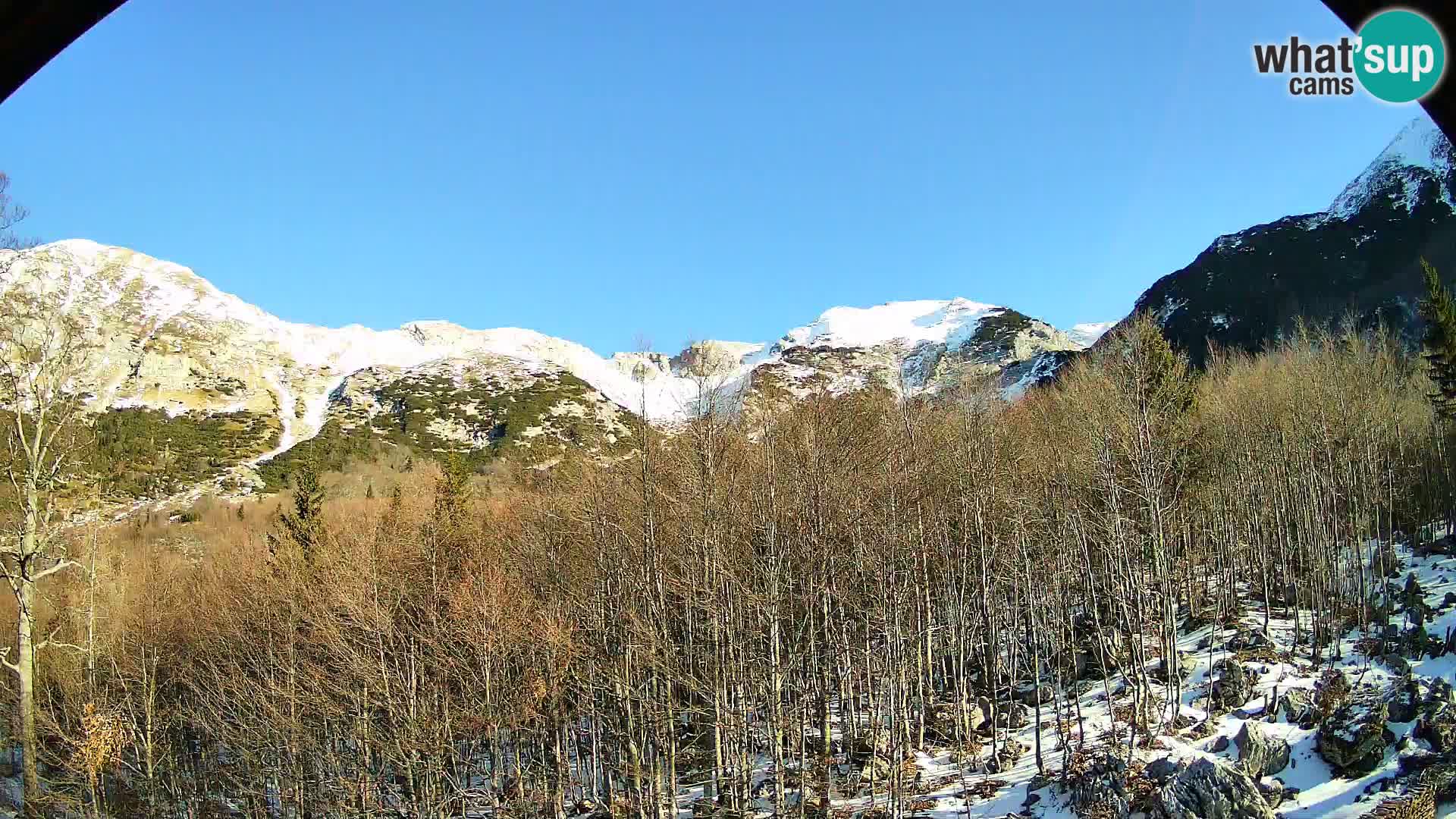 PLANINA RAZOR webcam (1315) | view to Vogel and Globoko