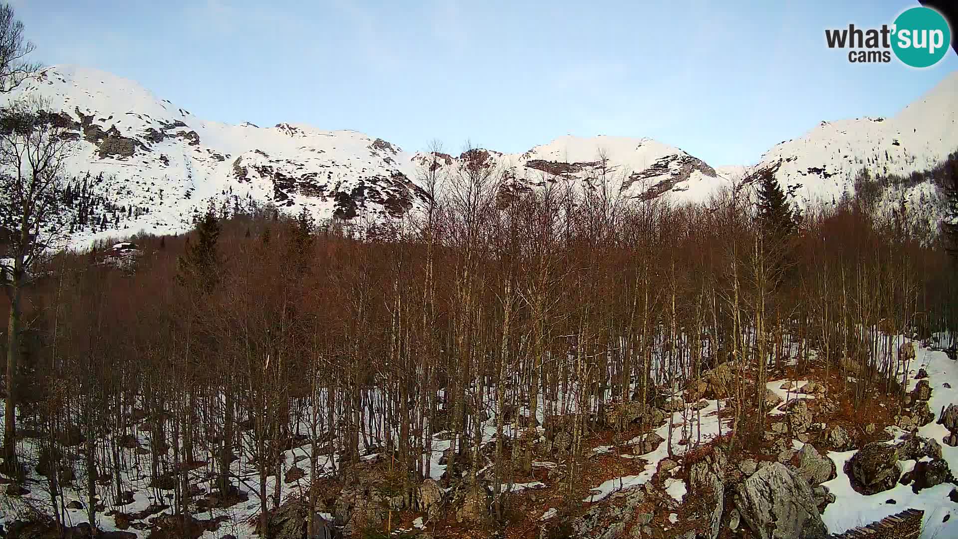 PLANINA RAZOR webcam (1315) | view to Vogel and Globoko