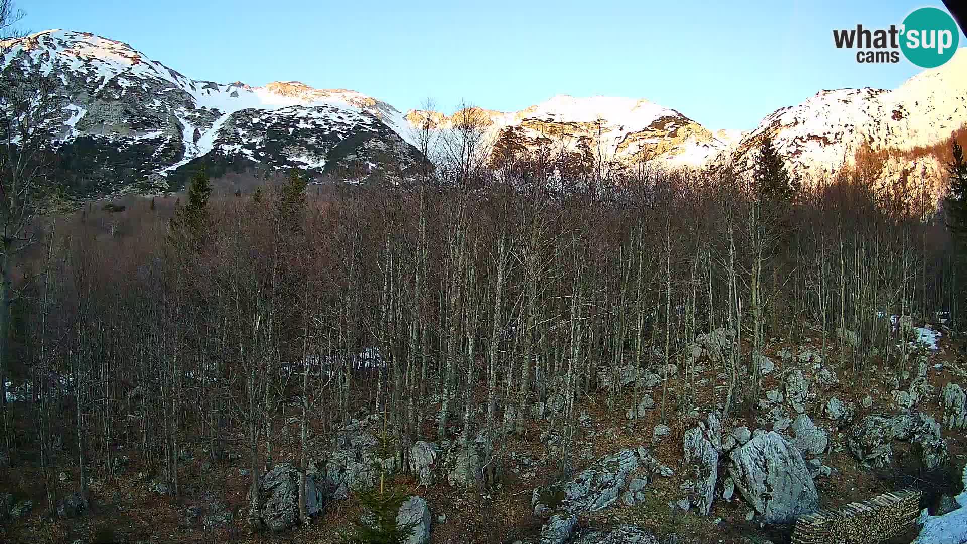 PLANINA RAZOR webcam (1315) | view to Vogel and Globoko