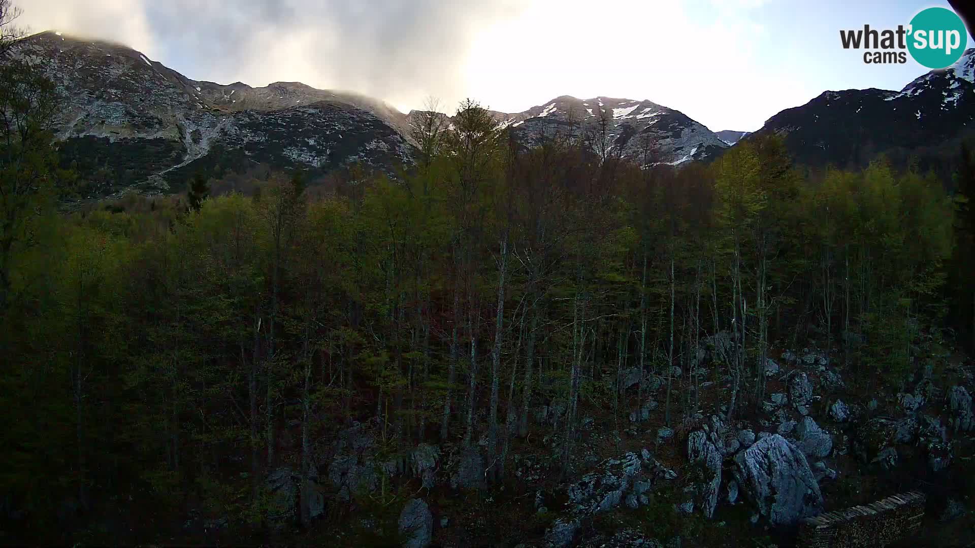 Cámara web PLANINA RAZOR (1315) | vista a Vogel y Globoko