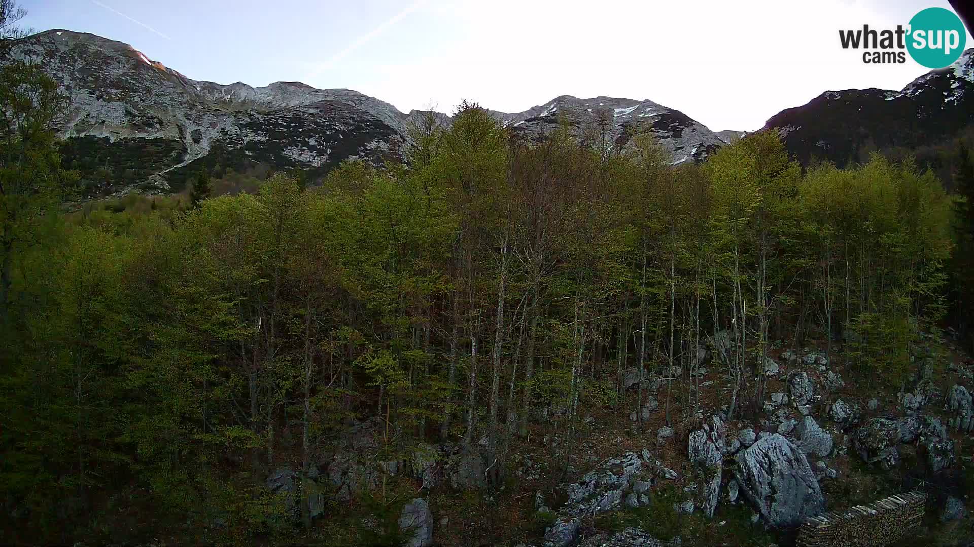 PLANINA RAZOR webcam (1315) | view to Vogel and Globoko