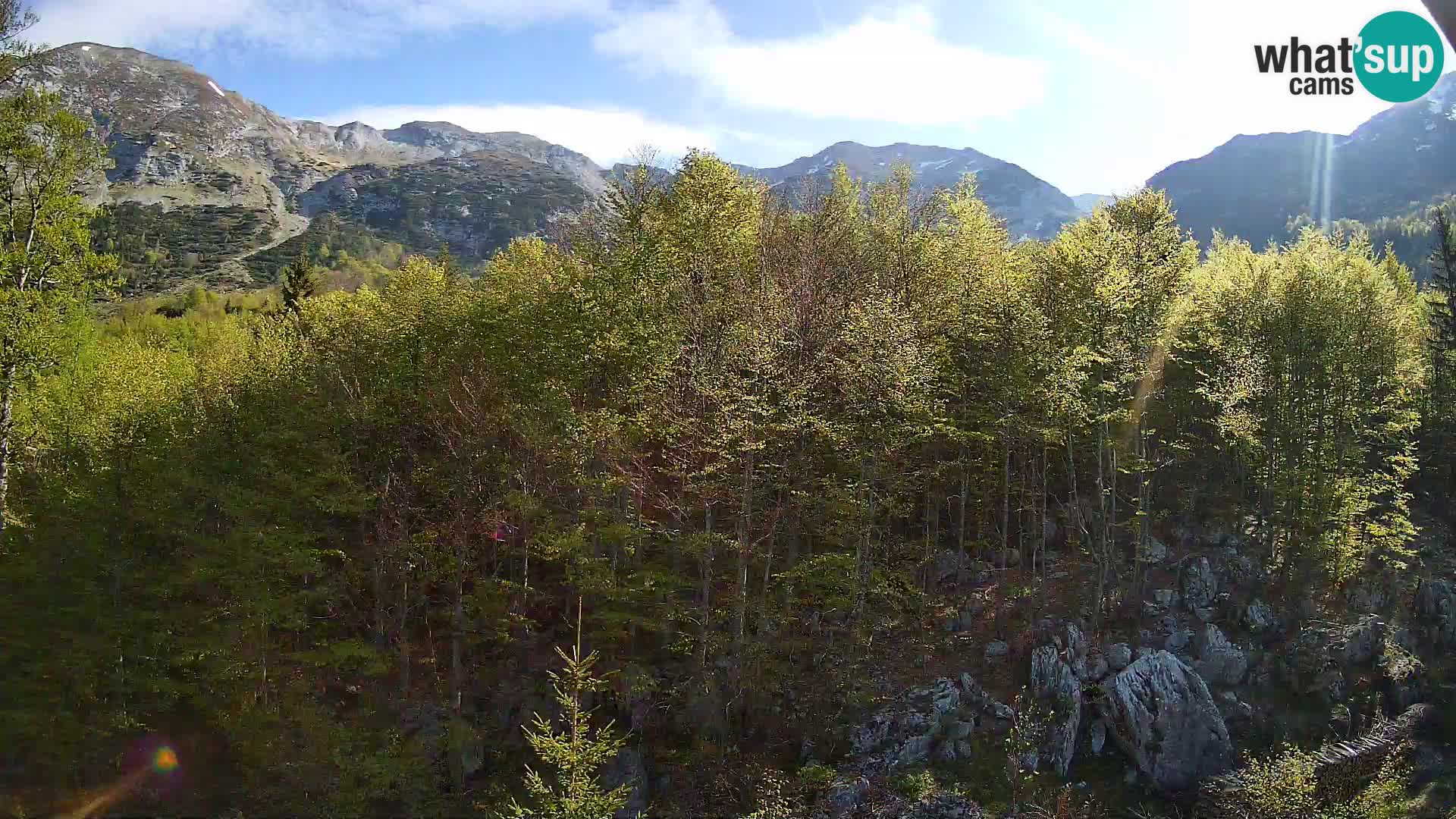 PLANINA RAZOR webcam (1315) | view to Vogel and Globoko