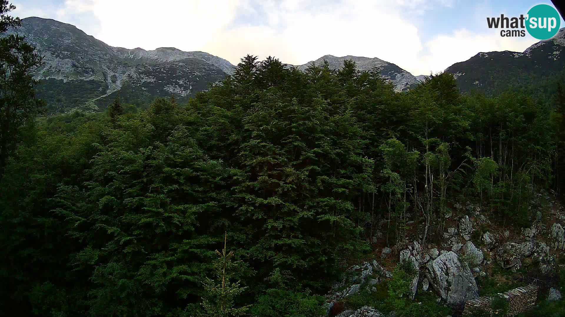 PLANINA RAZOR webcam (1315) | view to Vogel and Globoko