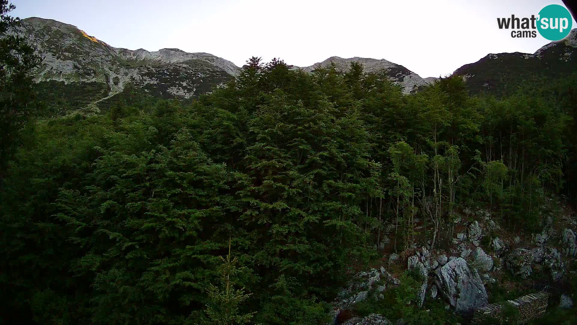 PLANINA RAZOR Live Cam (1315) | vista su Vogel e Globoko