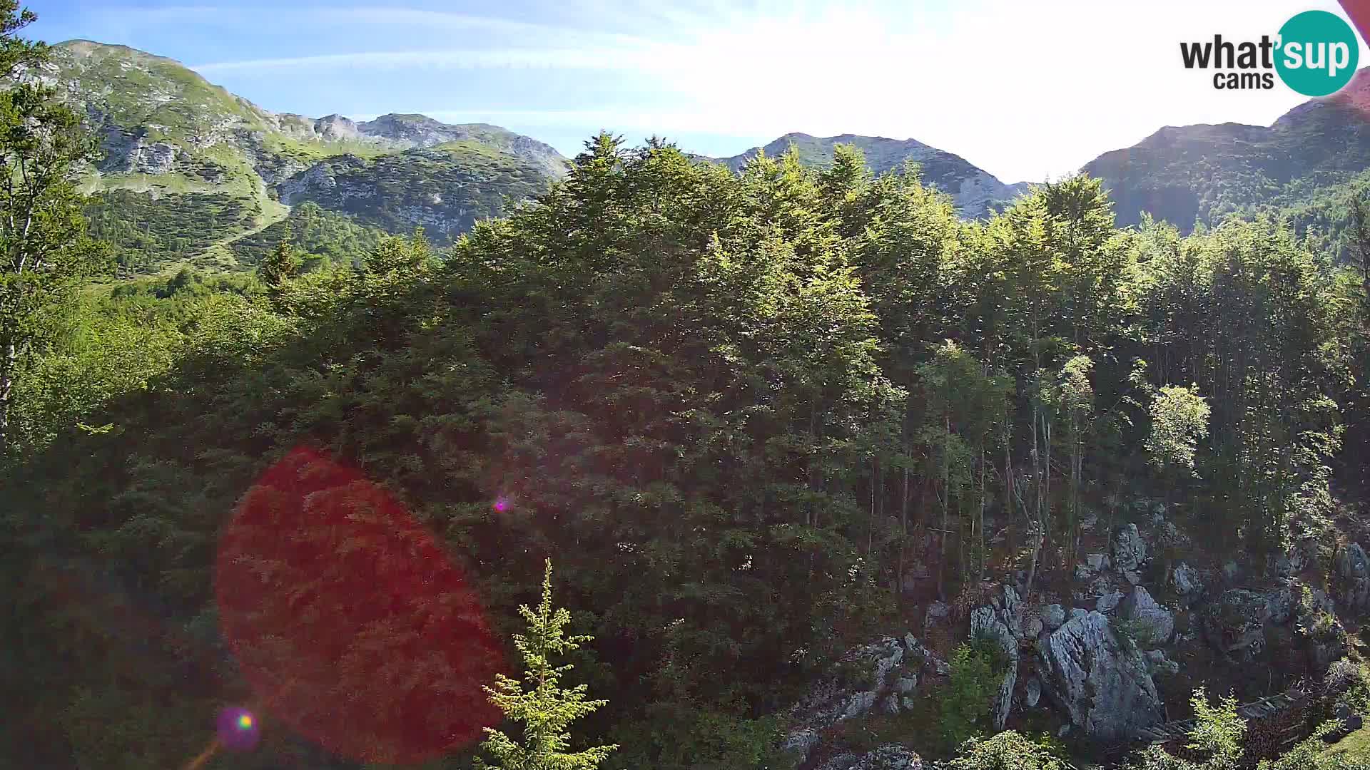 Cámara web PLANINA RAZOR (1315) | vista a Vogel y Globoko