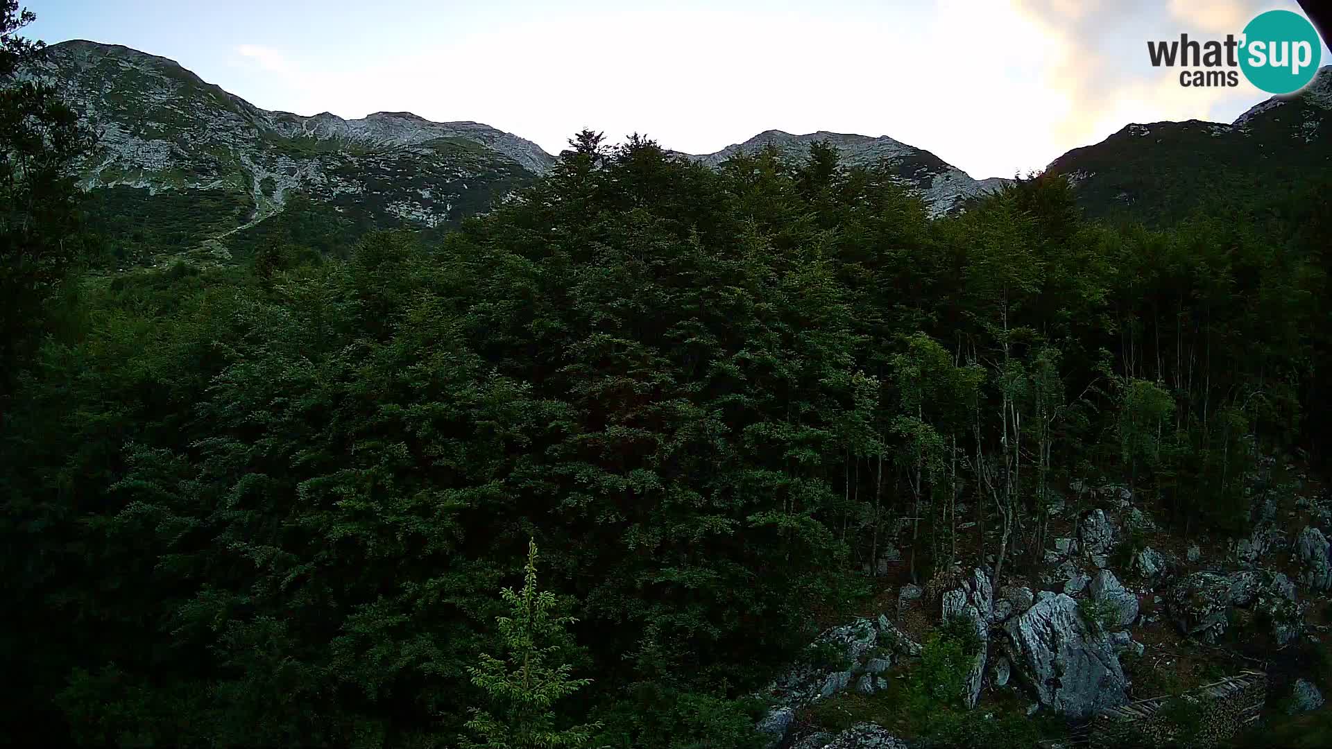 PLANINA RAZOR webcam (1315) | view to Vogel and Globoko