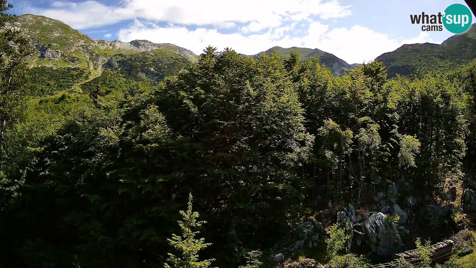 PLANINA RAZOR Live Cam (1315) | vista su Vogel e Globoko