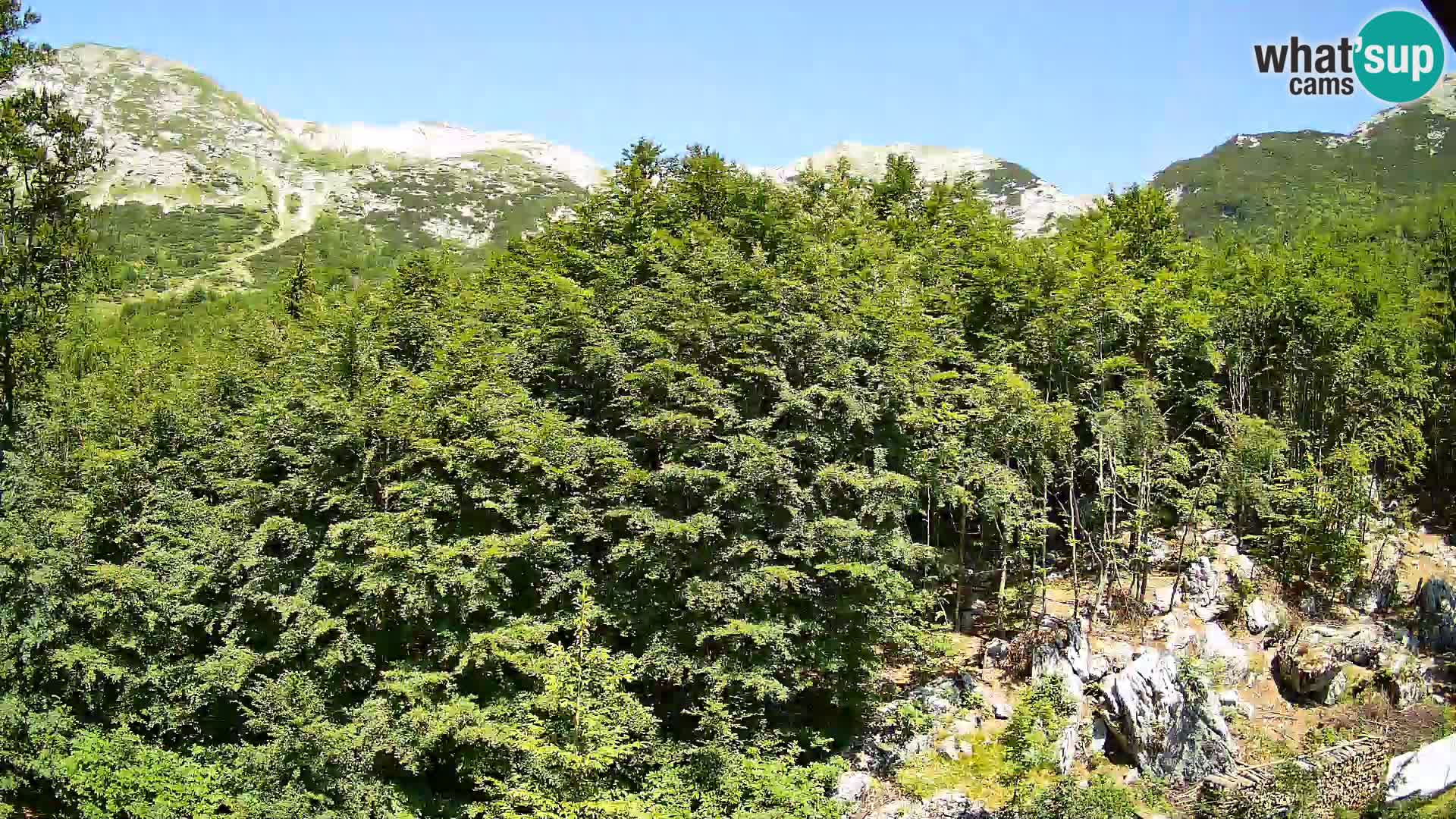 PLANINA RAZOR webcam (1315) | view to Vogel and Globoko