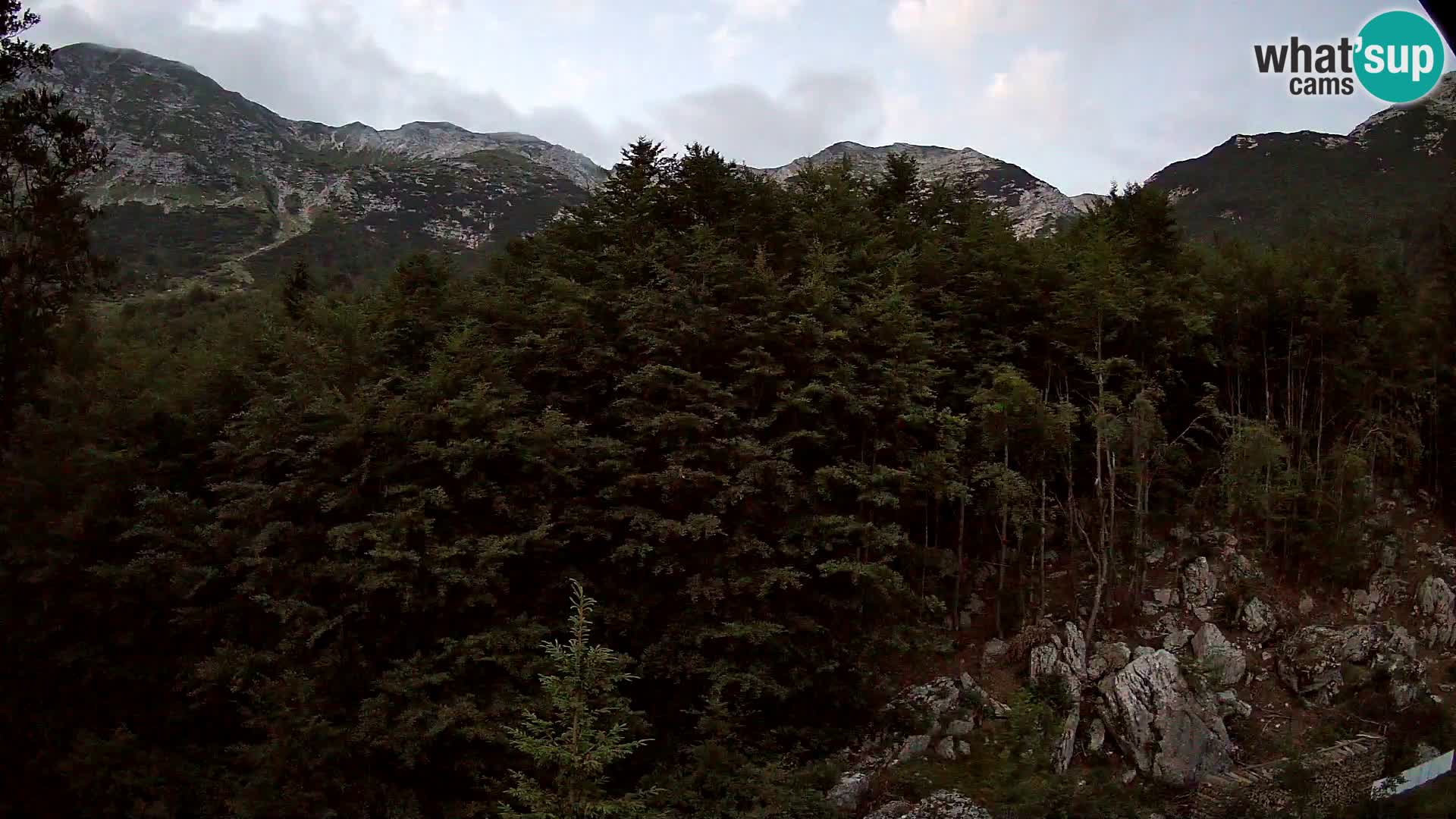 PLANINA RAZOR webcam (1315) | view to Vogel and Globoko