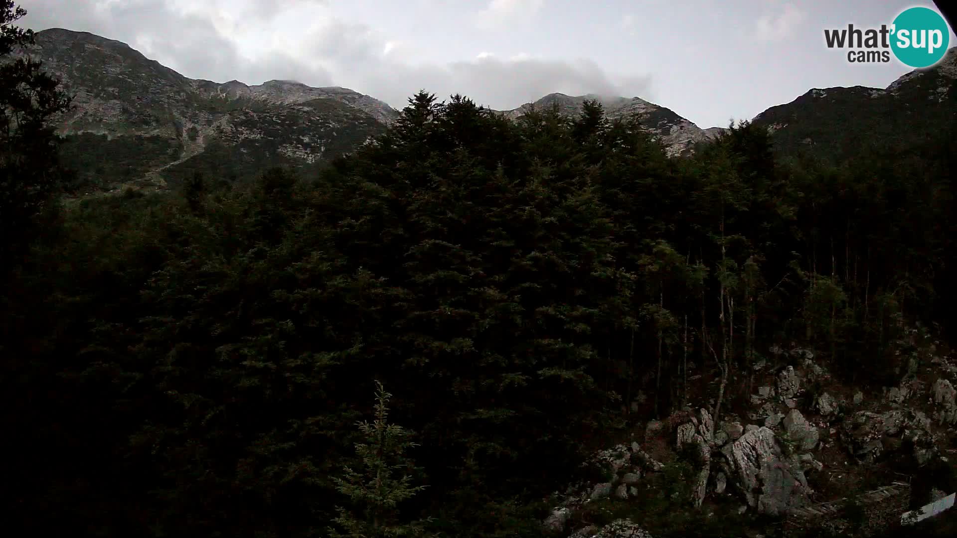 Cámara web PLANINA RAZOR (1315) | vista a Vogel y Globoko