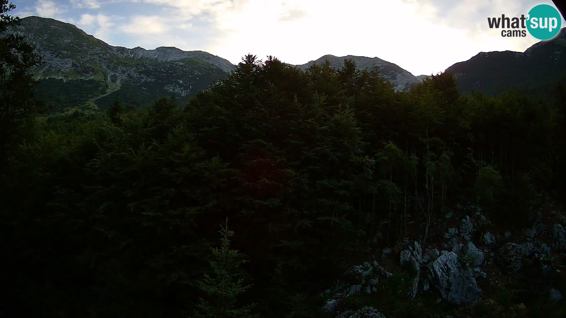 Cámara web PLANINA RAZOR (1315) | vista a Vogel y Globoko