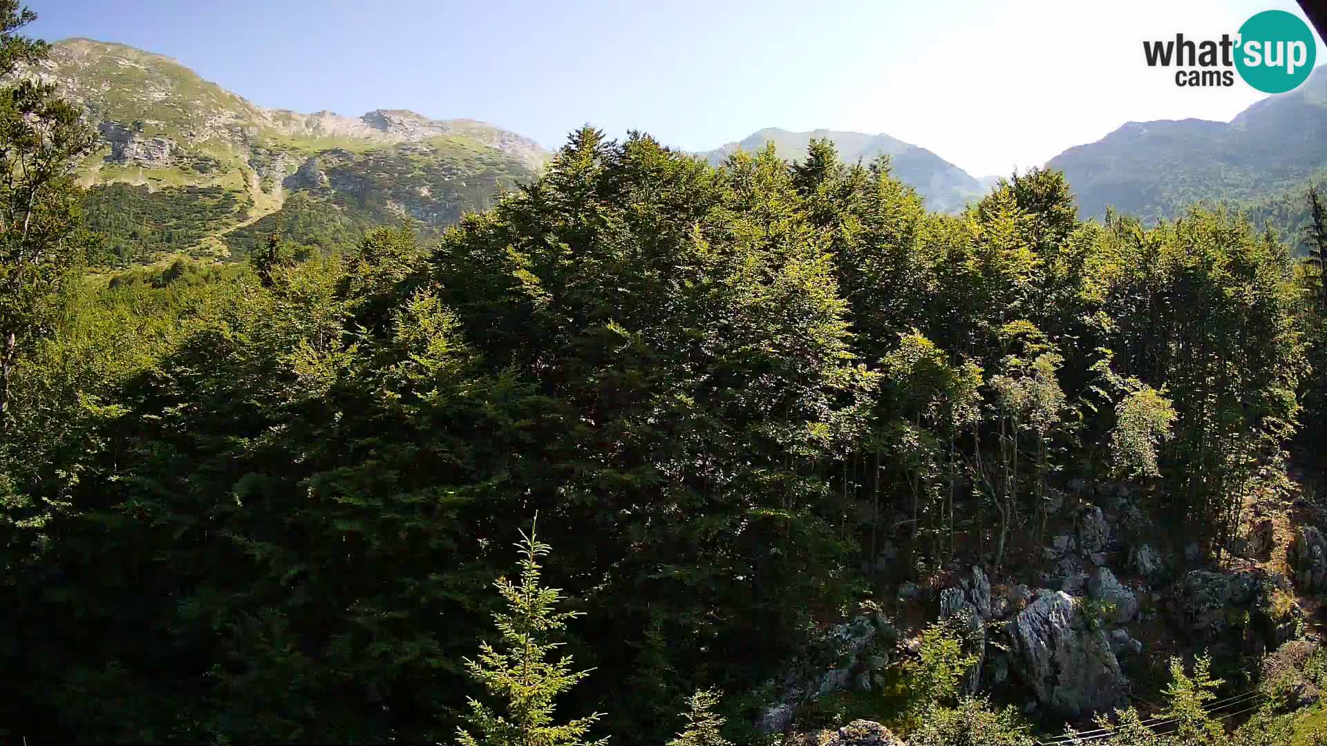 PLANINA RAZOR webcam (1315) | view to Vogel and Globoko