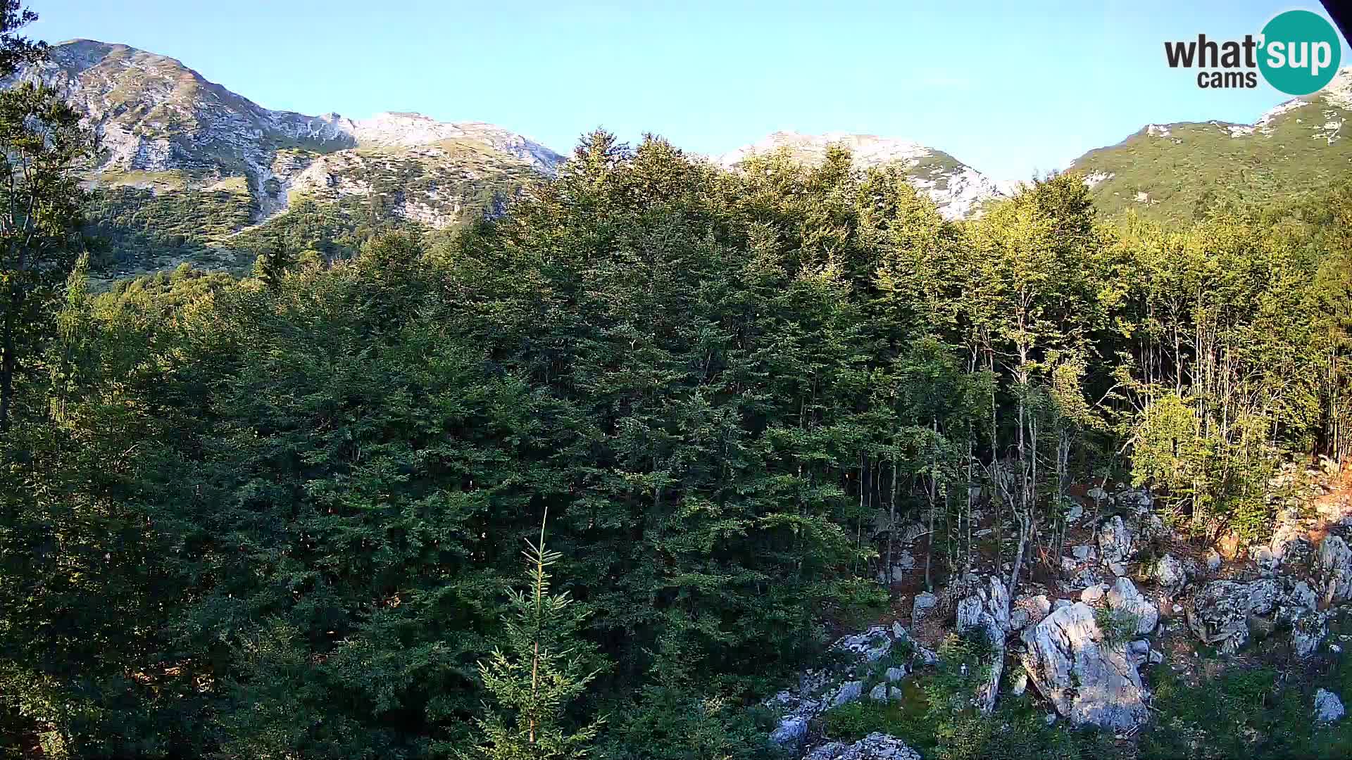 PLANINA RAZOR webcam (1315) | view to Vogel and Globoko