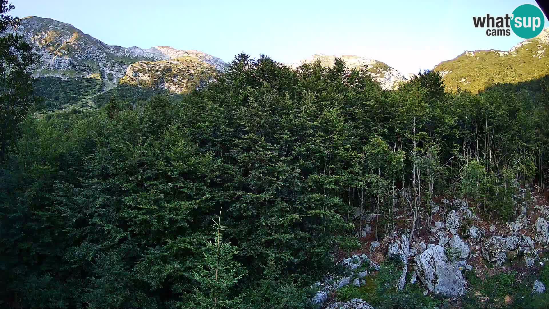 PLANINA RAZOR webcam (1315) | view to Vogel and Globoko