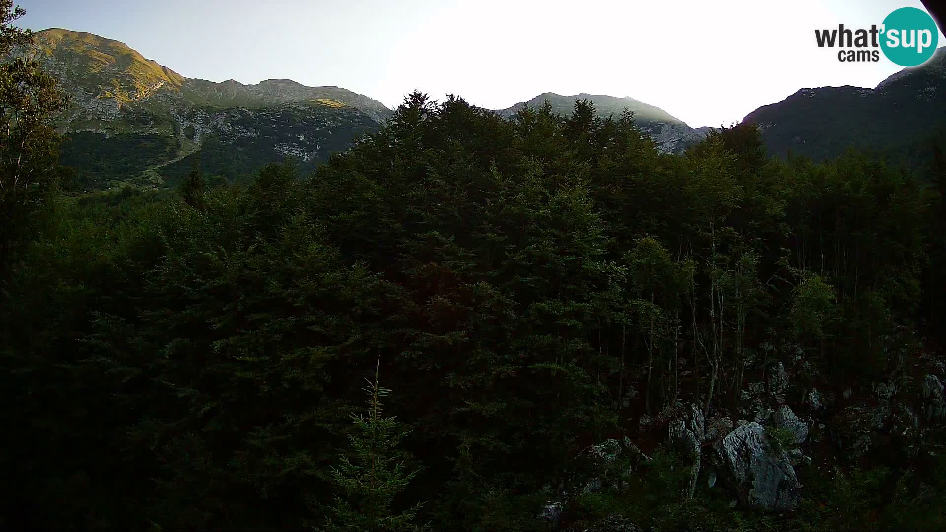 Cámara web PLANINA RAZOR (1315) | vista a Vogel y Globoko