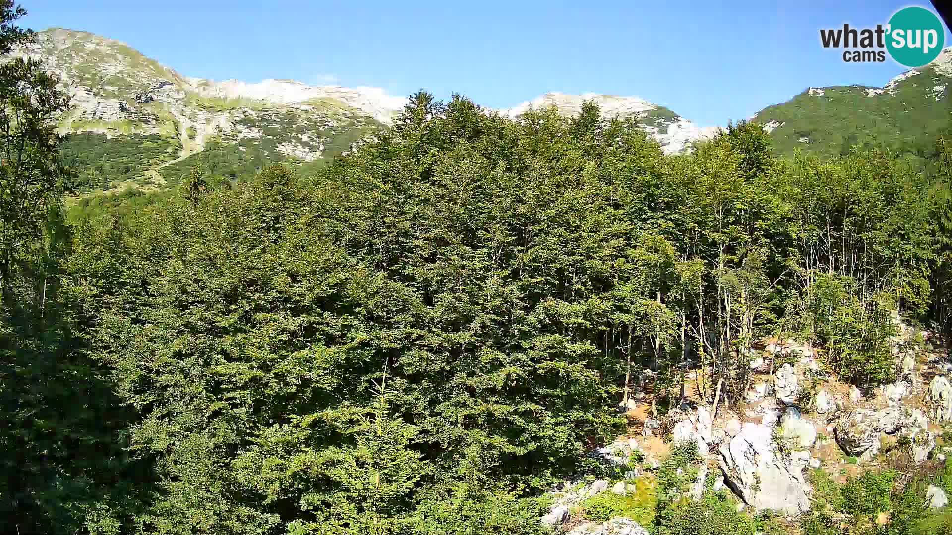 PLANINA RAZOR webcam (1315) | view to Vogel and Globoko