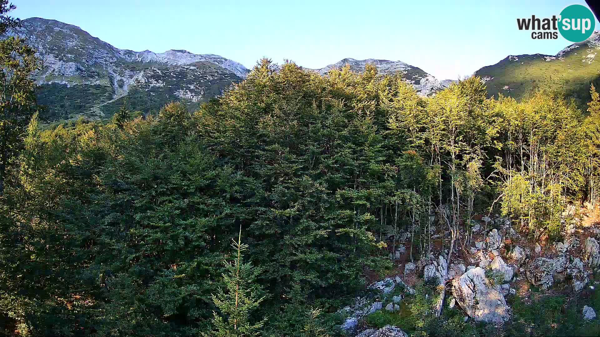 PLANINA RAZOR webcam (1315) | view to Vogel and Globoko
