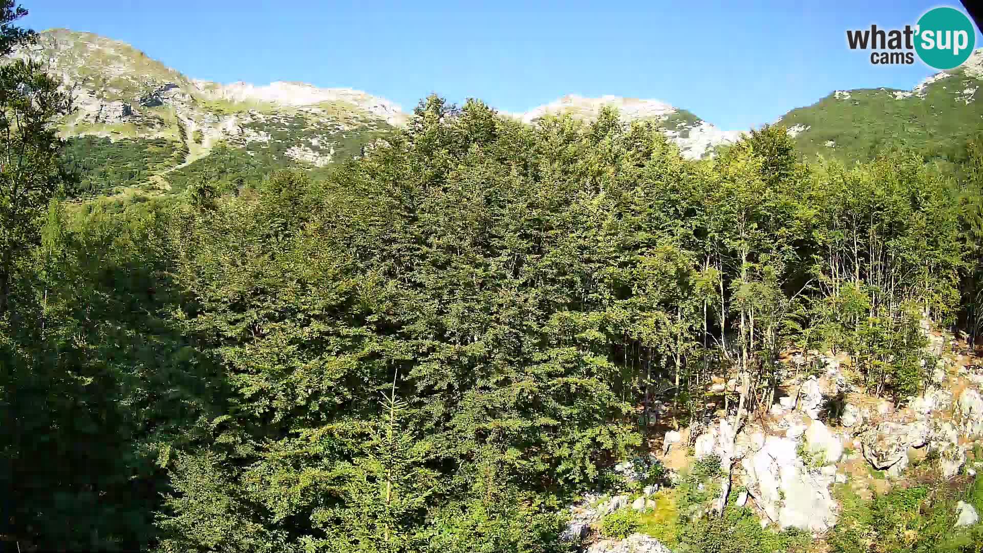 PLANINA RAZOR webcam (1315) | view to Vogel and Globoko