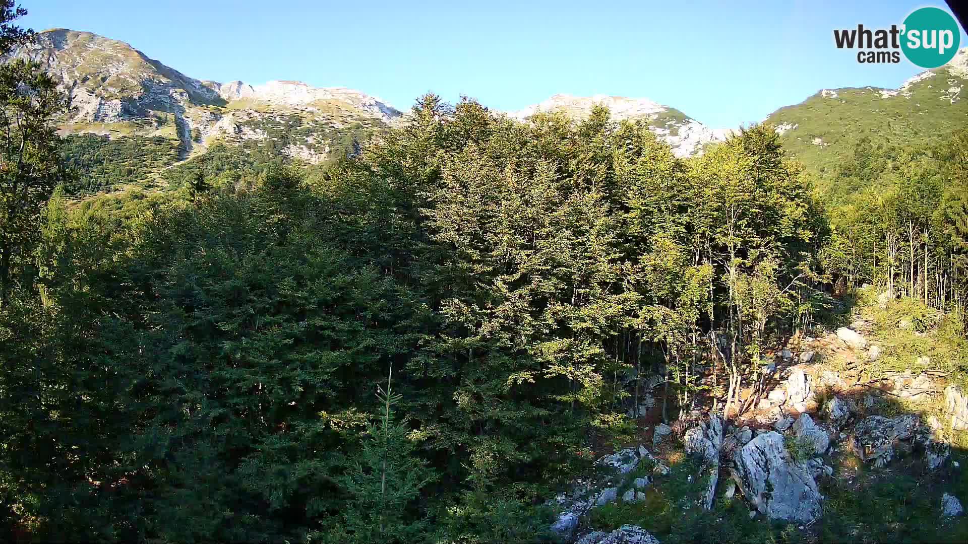 PLANINA RAZOR webcam (1315) | view to Vogel and Globoko