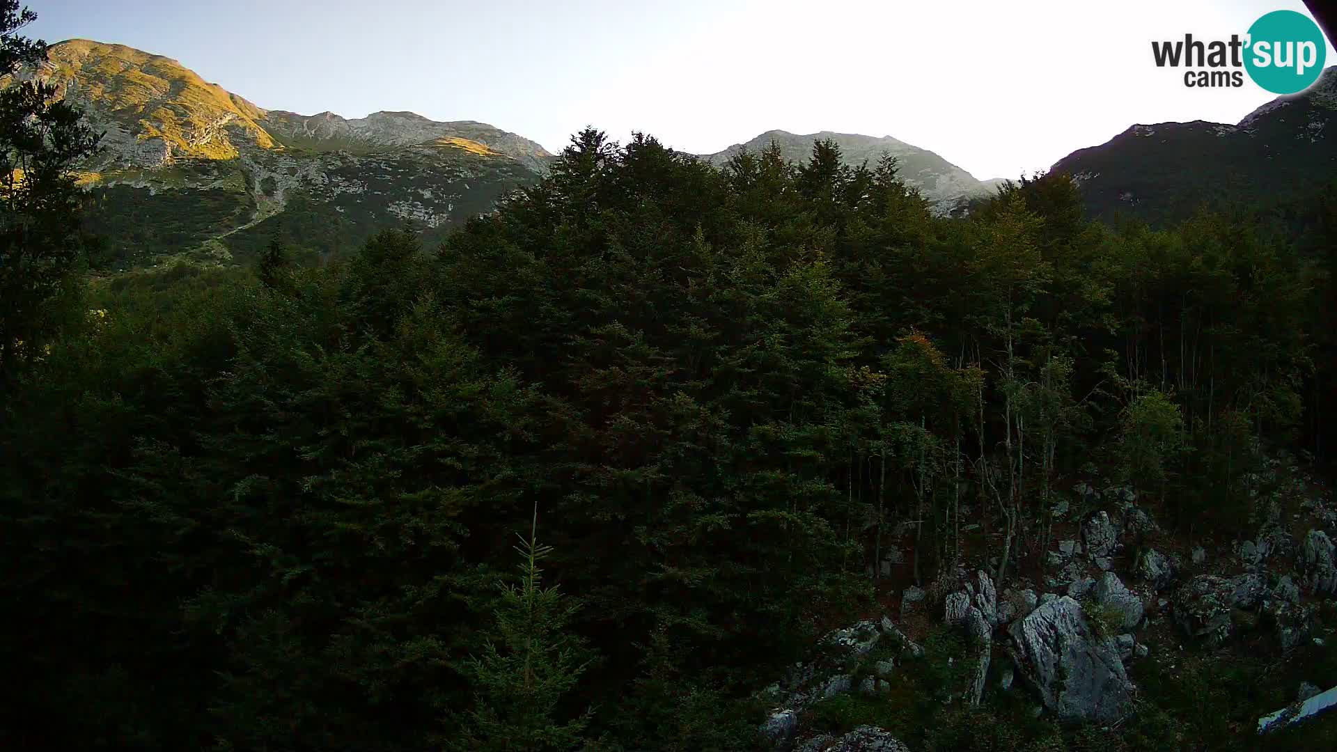 PLANINA RAZOR Live Cam (1315) | vista su Vogel e Globoko