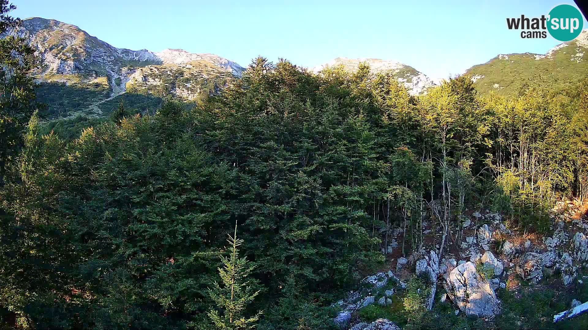 PLANINA RAZOR webcam (1315) | view to Vogel and Globoko