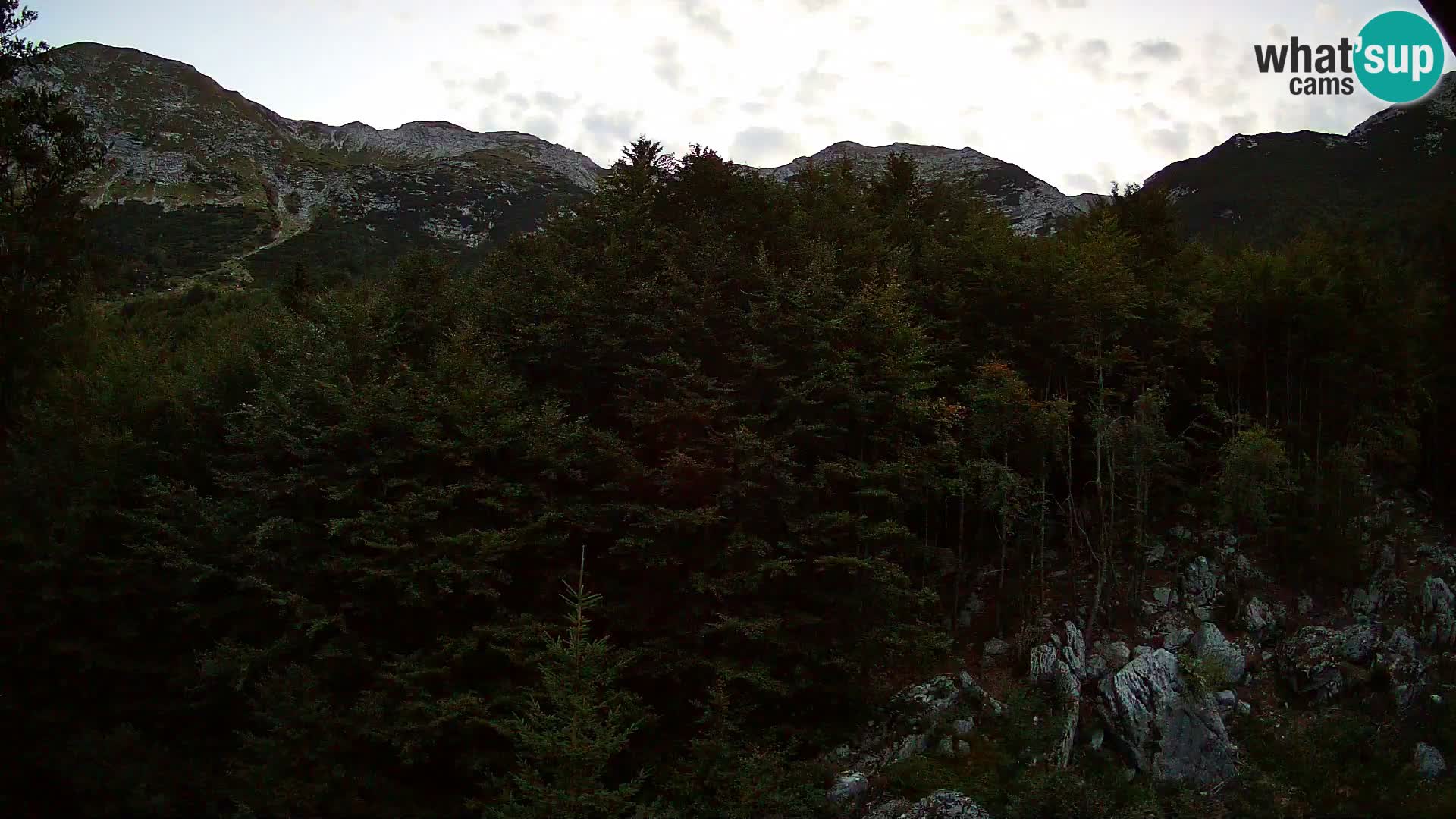 PLANINA RAZOR webcam (1315) | view to Vogel and Globoko