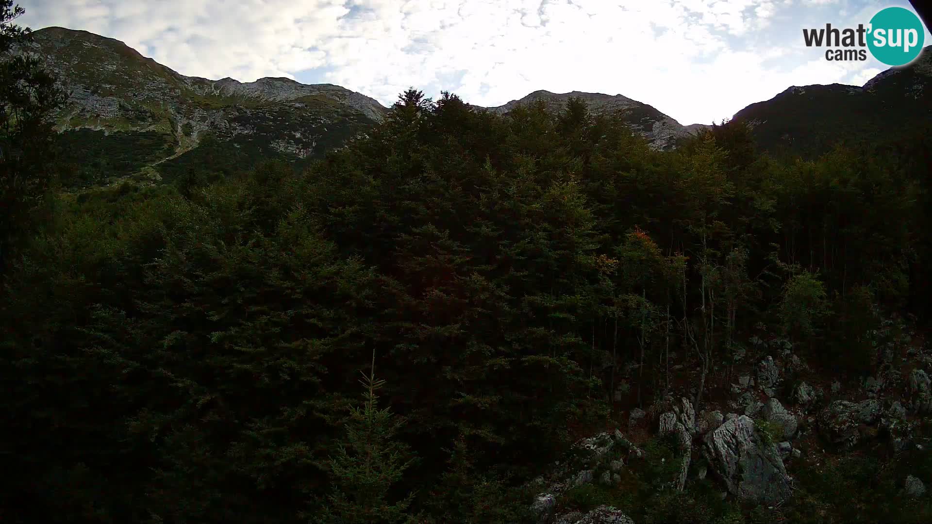 Cámara web PLANINA RAZOR (1315) | vista a Vogel y Globoko
