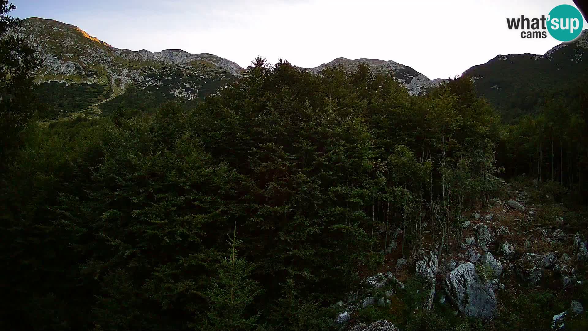 PLANINA RAZOR webcam (1315) | view to Vogel and Globoko