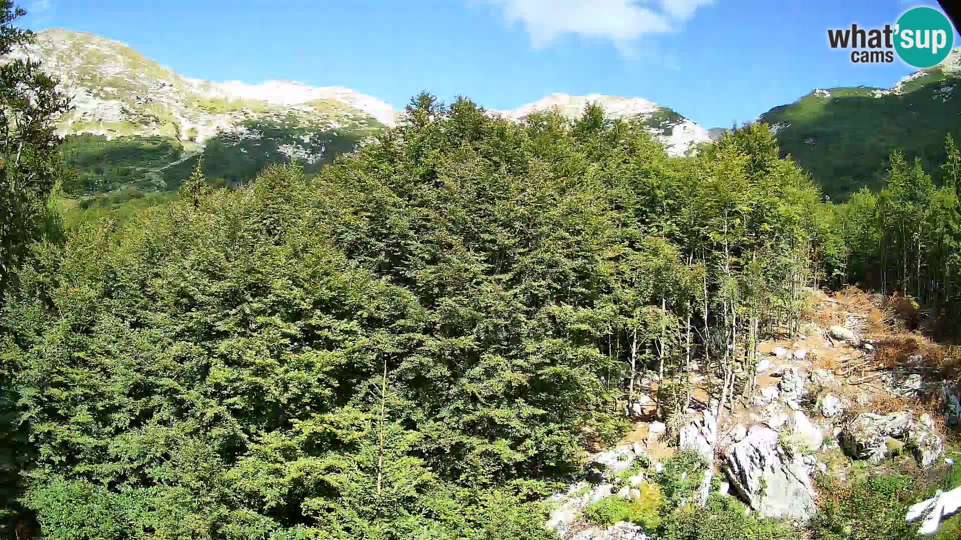 PLANINA RAZOR webcam (1315) | view to Vogel and Globoko