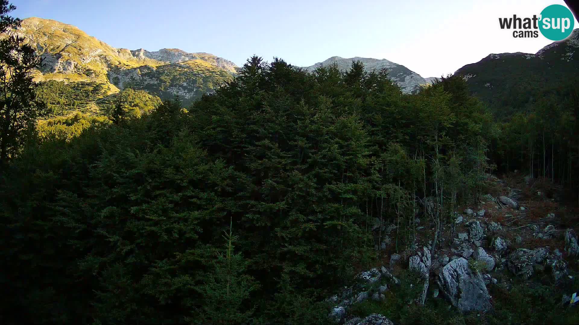 Cámara web PLANINA RAZOR (1315) | vista a Vogel y Globoko
