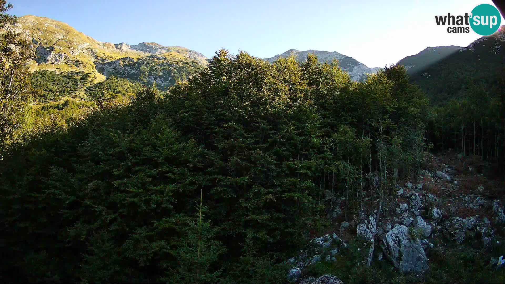 Cámara web PLANINA RAZOR (1315) | vista a Vogel y Globoko