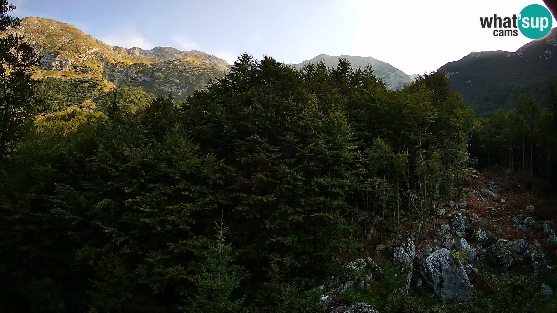 Cámara web PLANINA RAZOR (1315) | vista a Vogel y Globoko