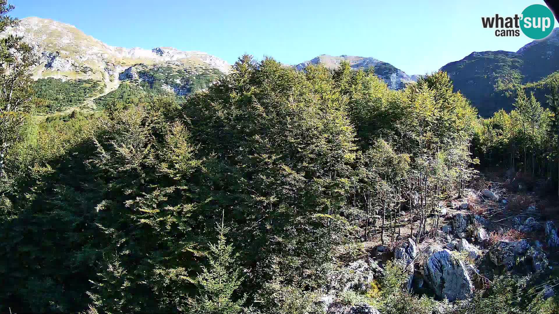PLANINA RAZOR webcam (1315) | view to Vogel and Globoko