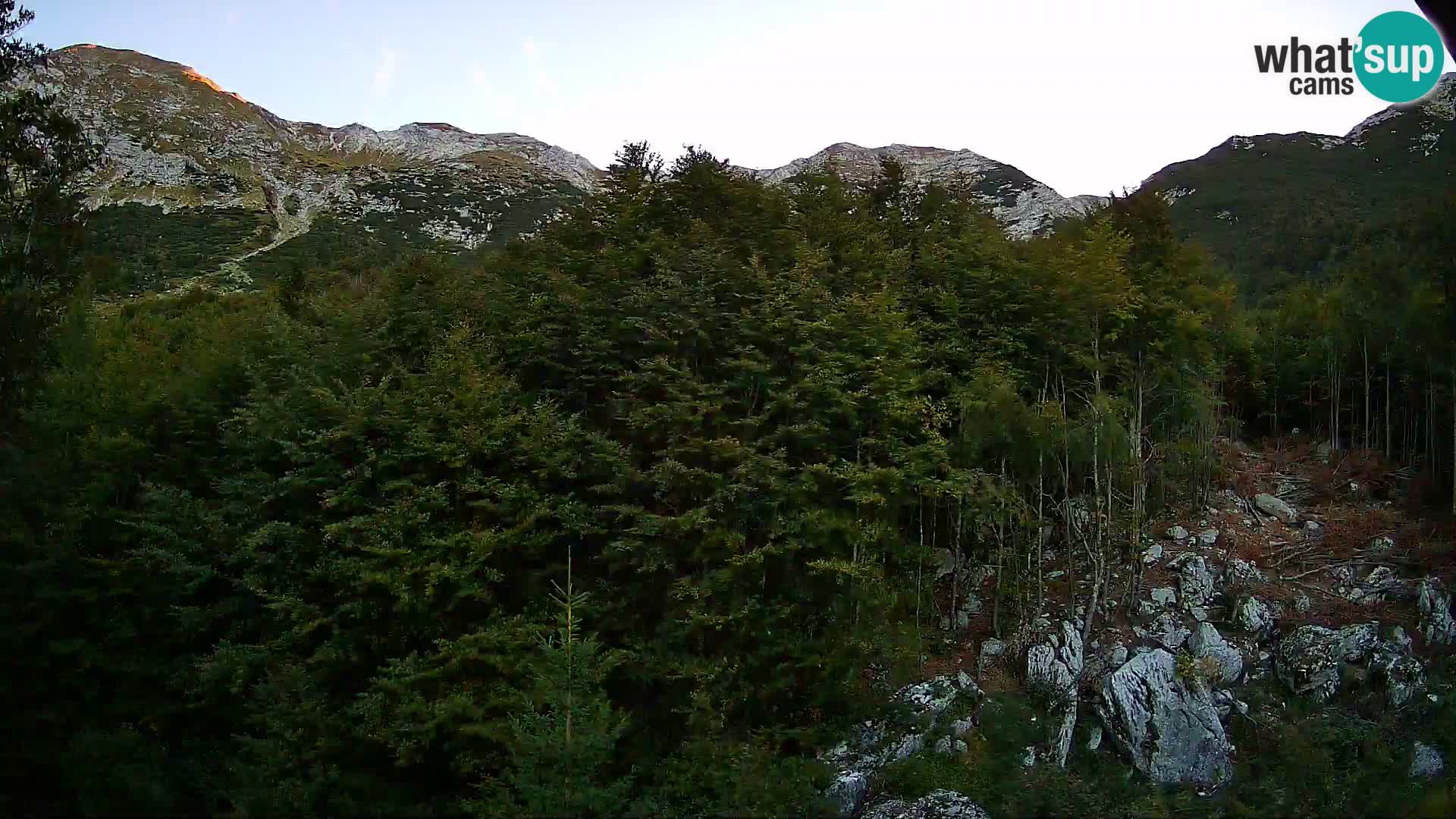 PLANINA RAZOR webcam (1315) | view to Vogel and Globoko