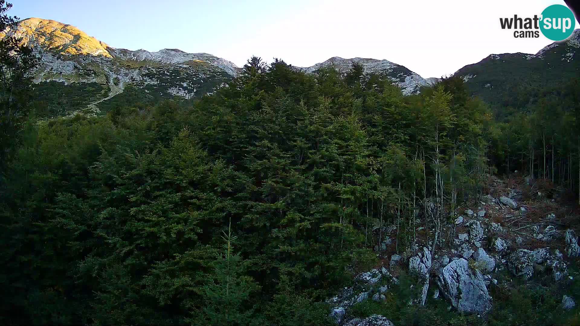 PLANINA RAZOR Live Cam (1315) | vista su Vogel e Globoko