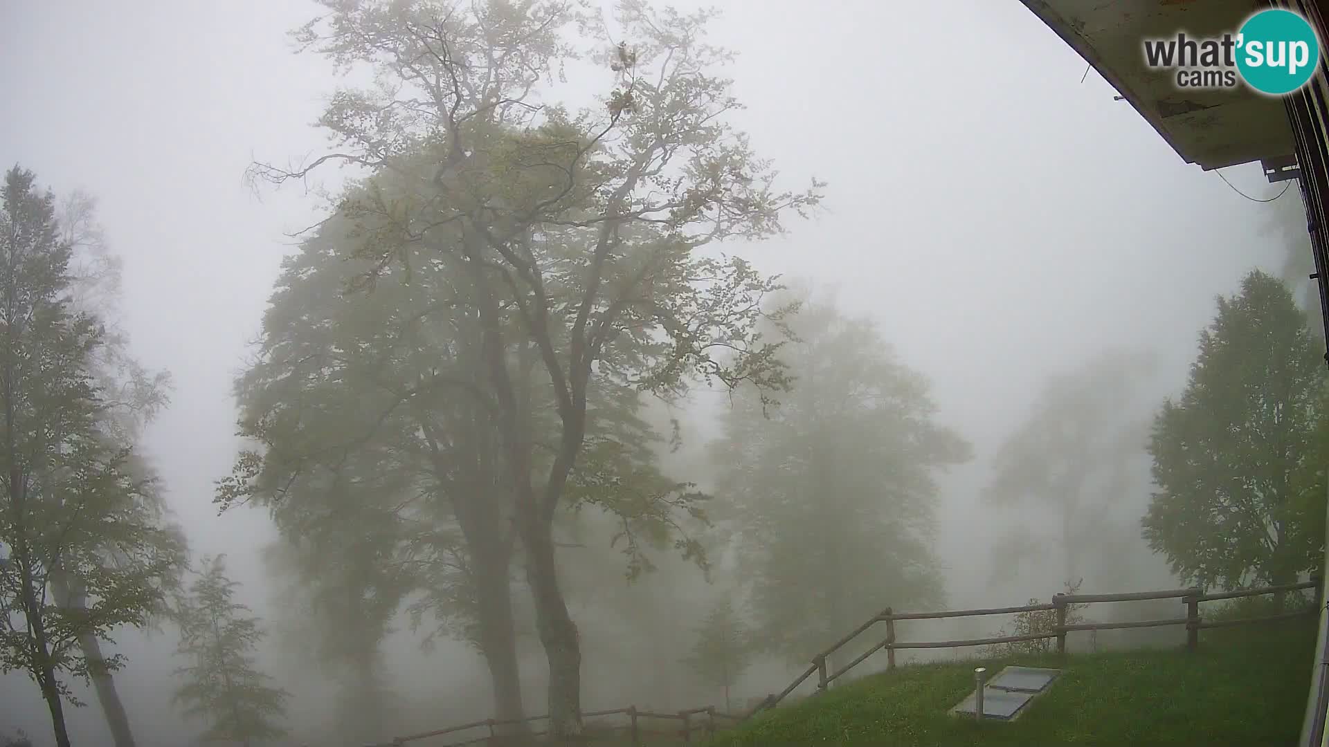 Baita di montagna Planina Razor webcam (1315) | vista su Tolminski Migovec
