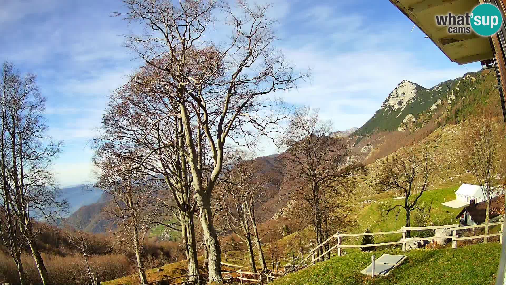 Planina Razor Bergütte Webcam (1315) | Blick auf Tolminski Migovec