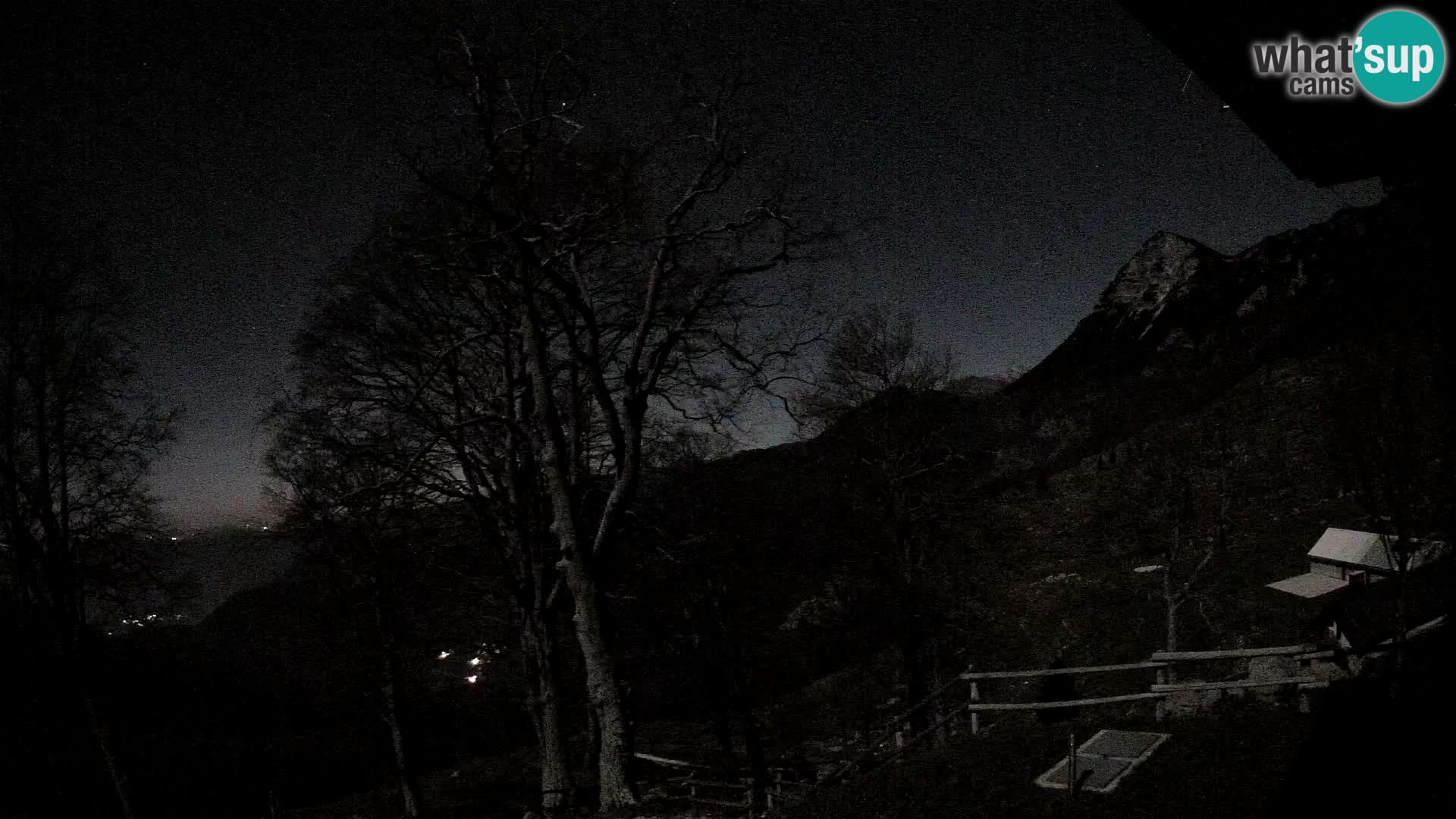 Baita di montagna Planina Razor webcam (1315) | vista su Tolminski Migovec