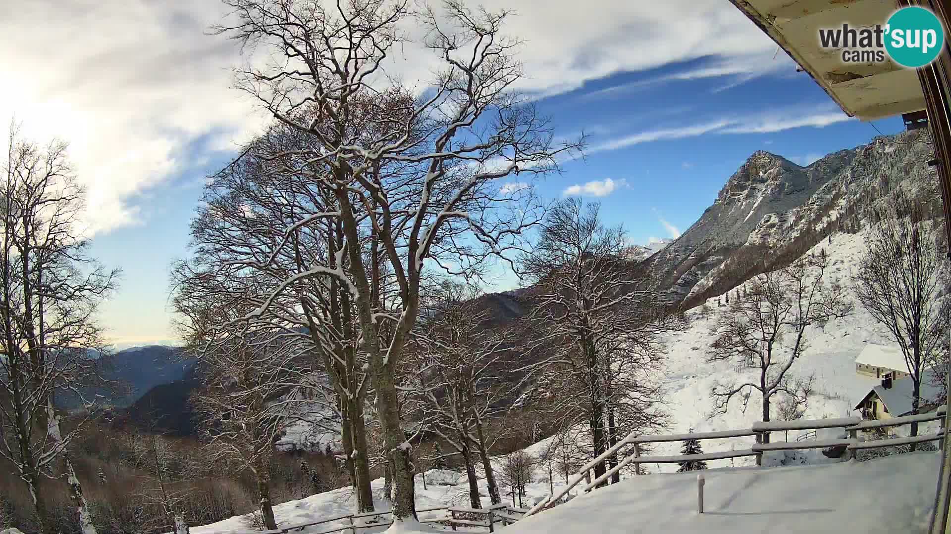 Planina Razor Bergütte Webcam (1315) | Blick auf Tolminski Migovec