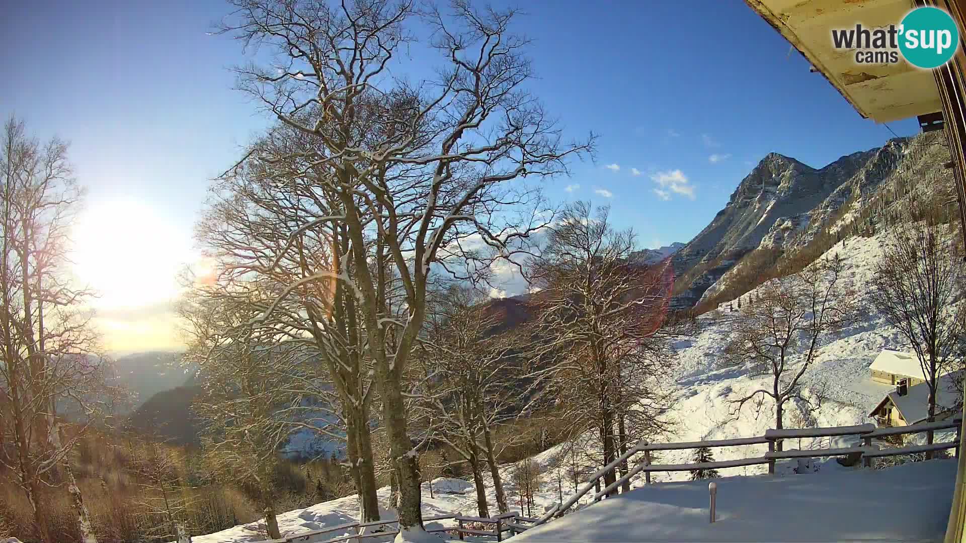 Planina Razor Bergütte Webcam (1315) | Blick auf Tolminski Migovec