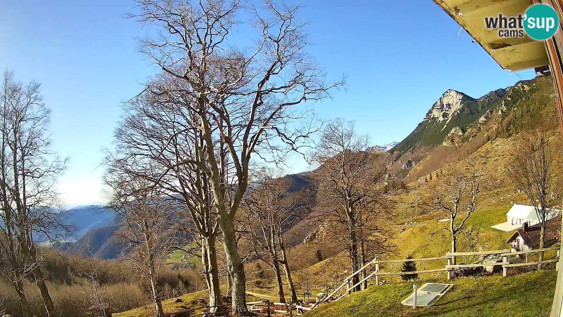 Planina Razor Bergütte Webcam (1315) | Blick auf Tolminski Migovec