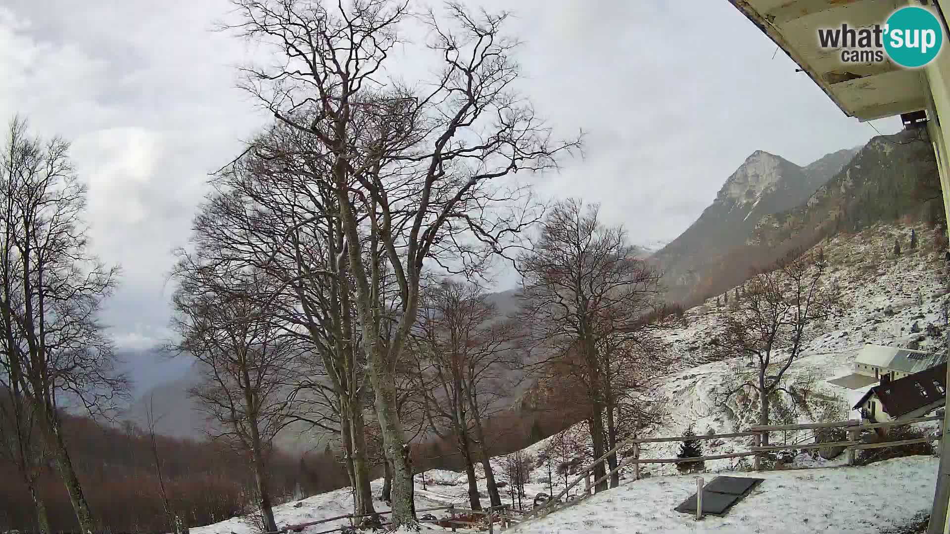 Planina Razor Bergütte Webcam (1315) | Blick auf Tolminski Migovec