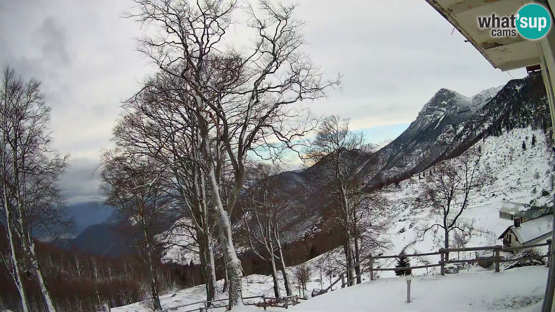 Planina Razor Bergütte Webcam (1315) | Blick auf Tolminski Migovec