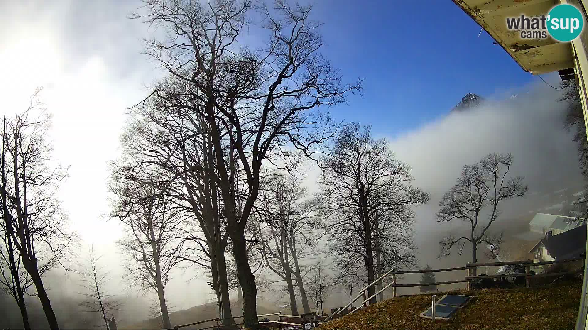 Refuge de la montagne Planina Razor caméra en direct (1315) | vue sur Tolminski Migovec