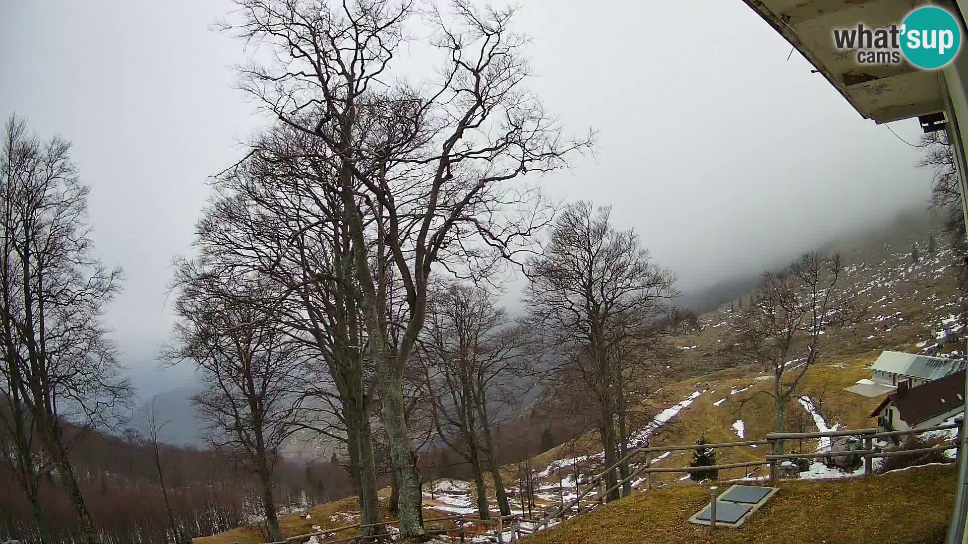 Planina Razor Mountain Hut live cam (1315) | view to Tolminski Migovec