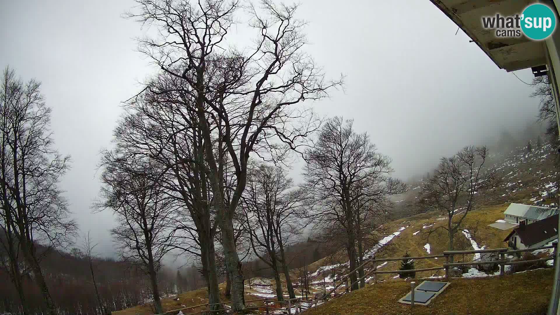 Refuge de la montagne Planina Razor caméra en direct (1315) | vue sur Tolminski Migovec