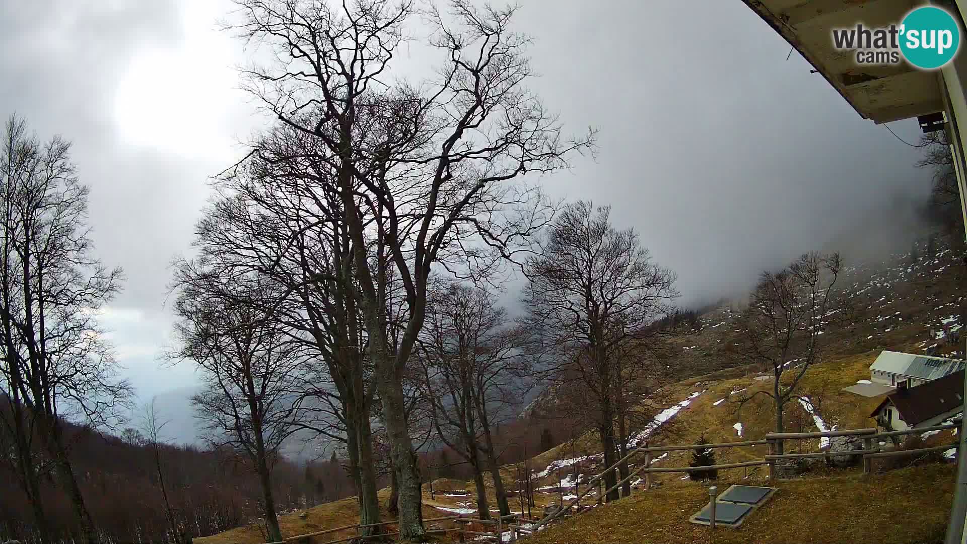 Refuge de la montagne Planina Razor caméra en direct (1315) | vue sur Tolminski Migovec