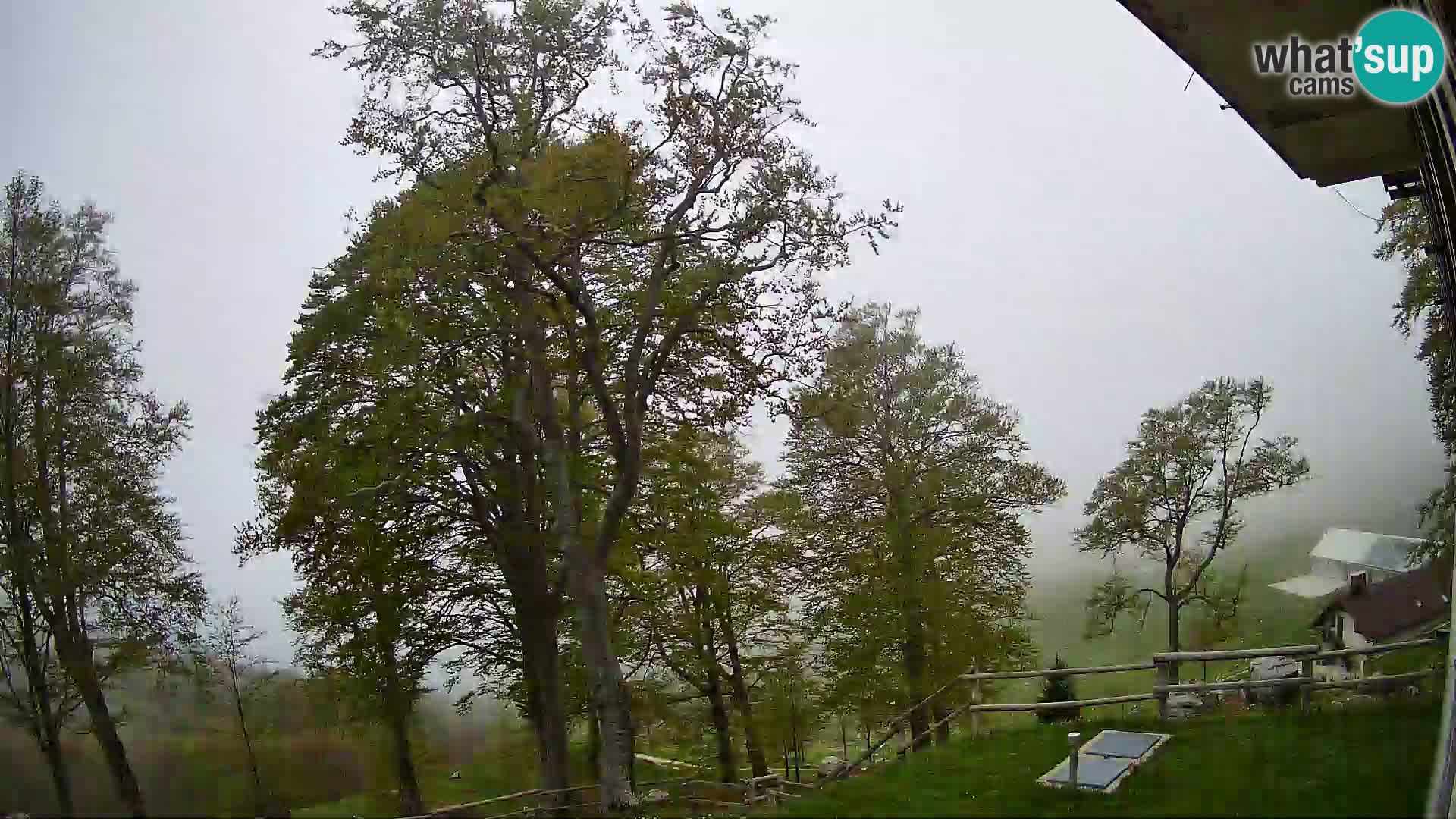 Planina Razor Mountain Hut live cam (1315) | view to Tolminski Migovec