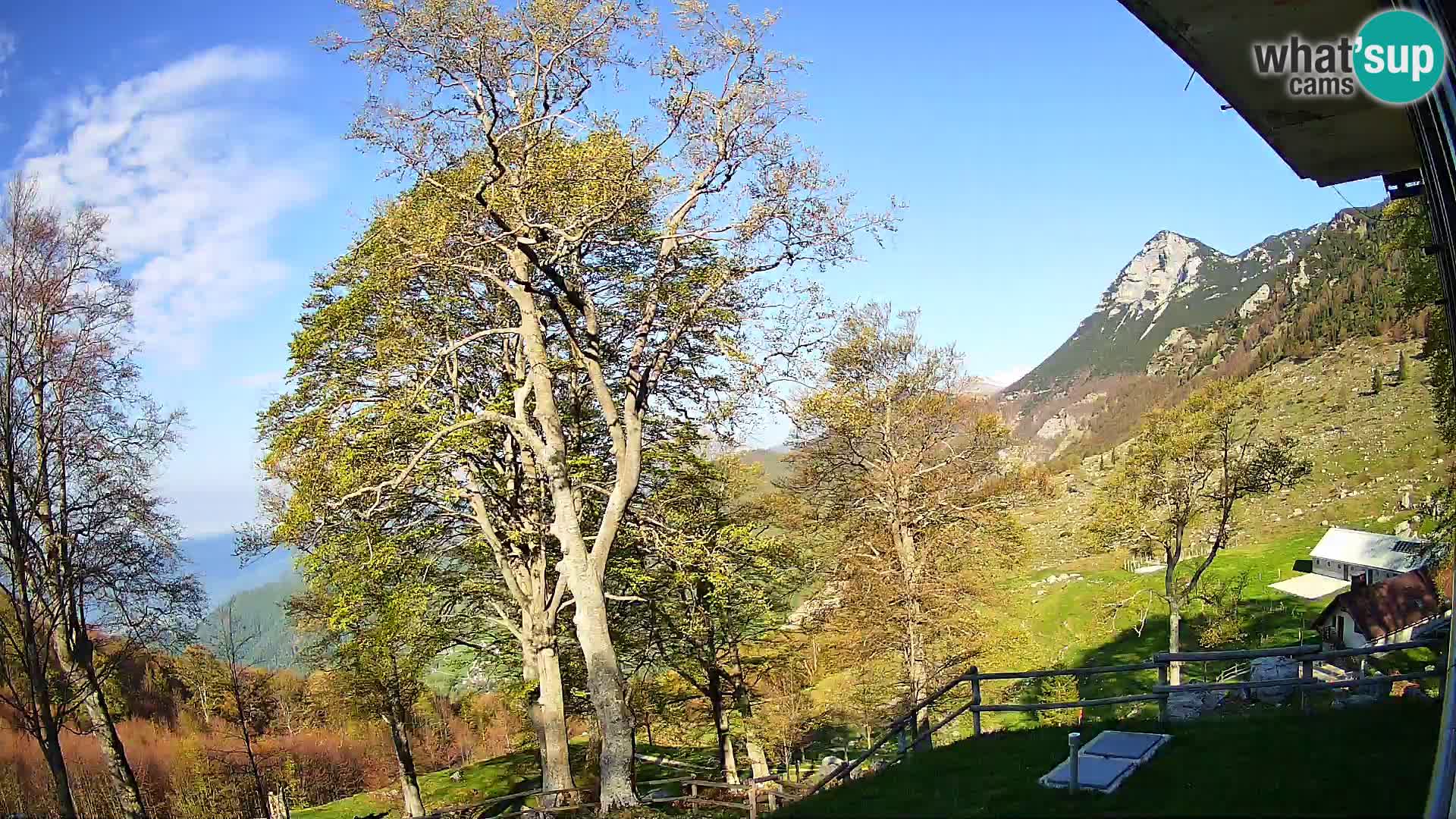 Planina Razor Bergütte Webcam (1315) | Blick auf Tolminski Migovec