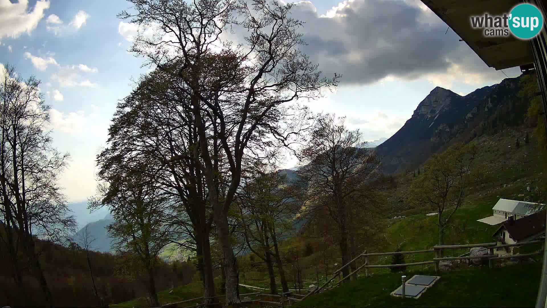 Planina Razor Bergütte Webcam (1315) | Blick auf Tolminski Migovec